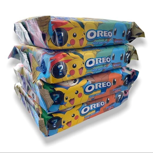 OREO x Pokémon Limited Edition Chocolate Sandwich Cookies *Sealed Packages* - Picture 7 of 8